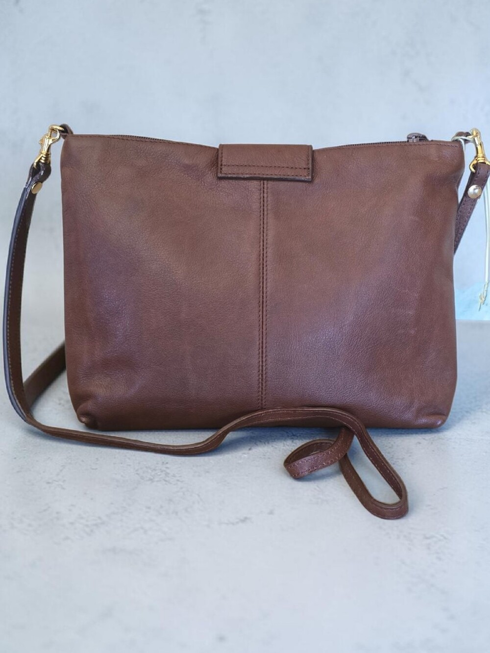 NWT Etienne Aigner Crossbody Bag Tobacco Brown - Picture 2 of 10